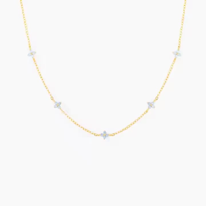 Koios Coastal Charm 18k Gold-Plated O-Link Necklace